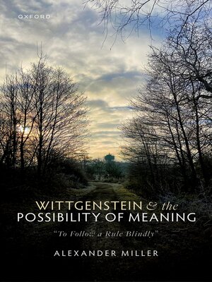 cover image of Wittgenstein and the Possibility of Meaning